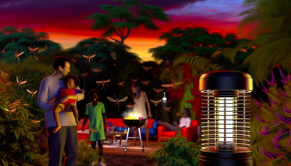 bug zappers attract non biting mosquitoes