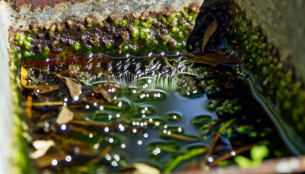 clogged gutters breed mosquitoes