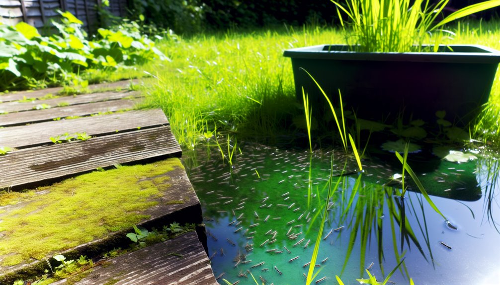 eliminate standing water quickly