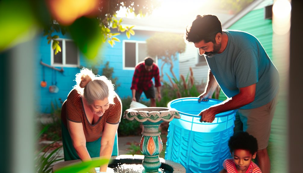 eliminate standing water regularly