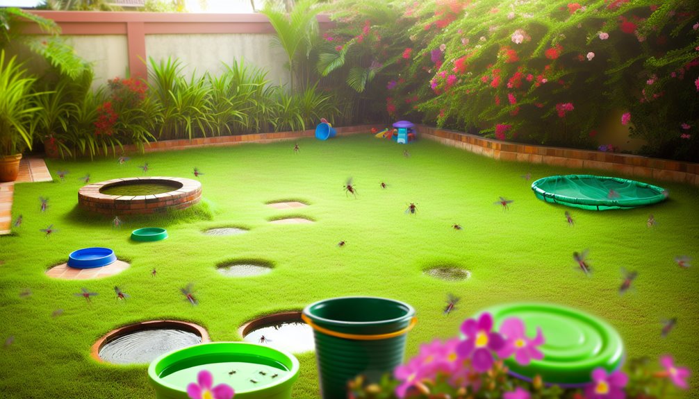 eliminate standing water sources