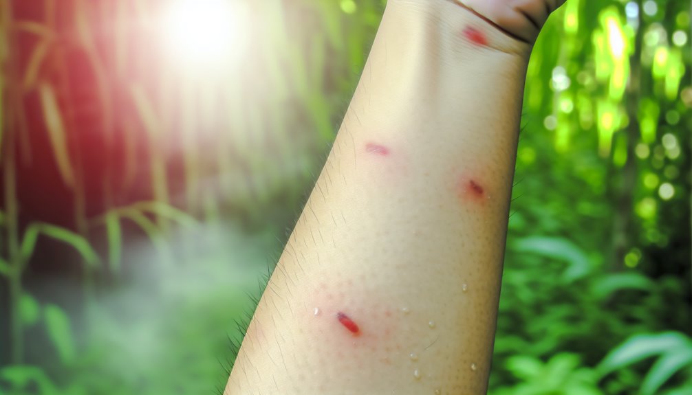 increased mosquito bite frequency