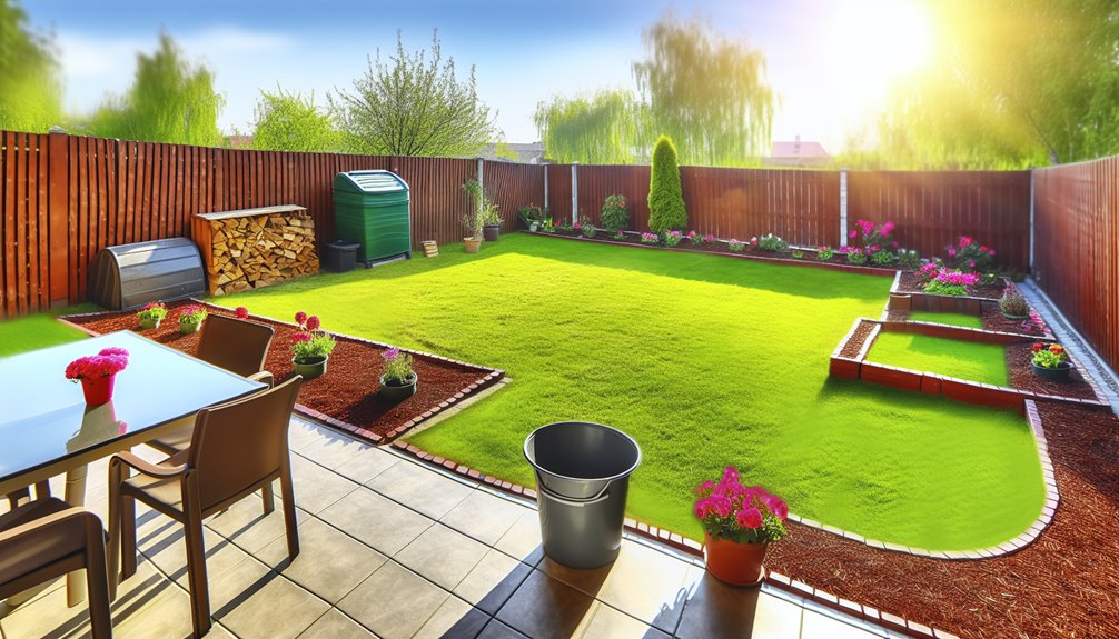 maintain a tidy yard