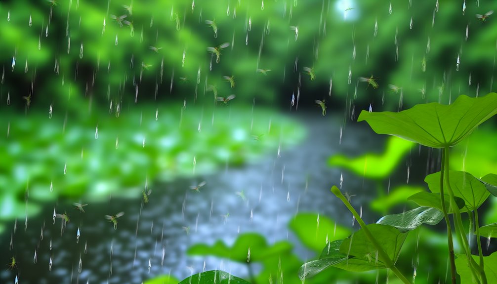 rain fosters mosquito breeding