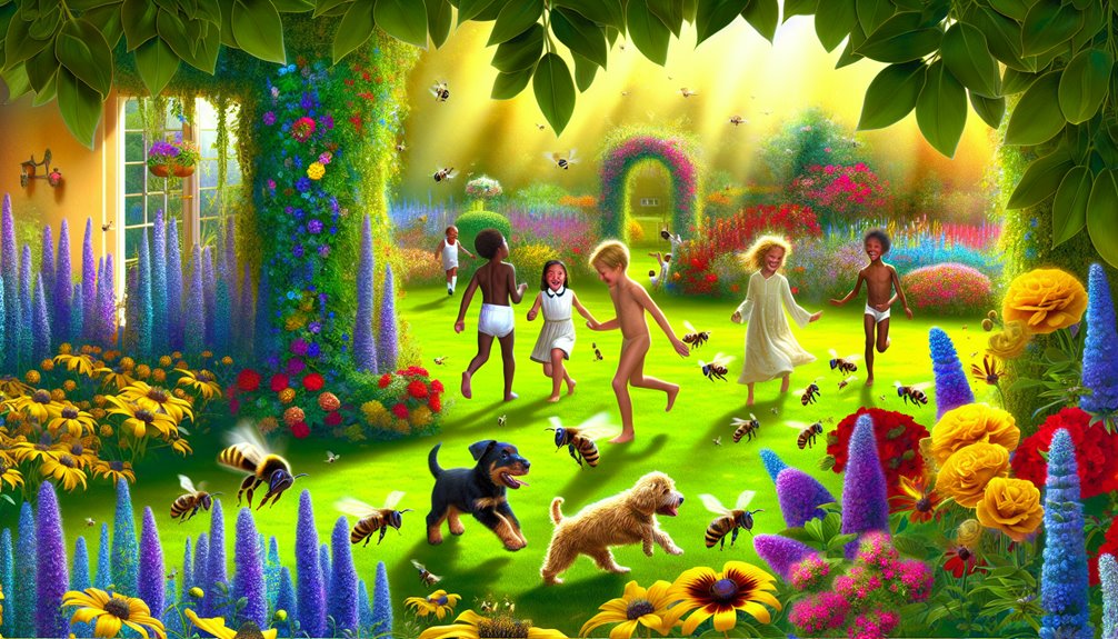 child pet pollinator safety