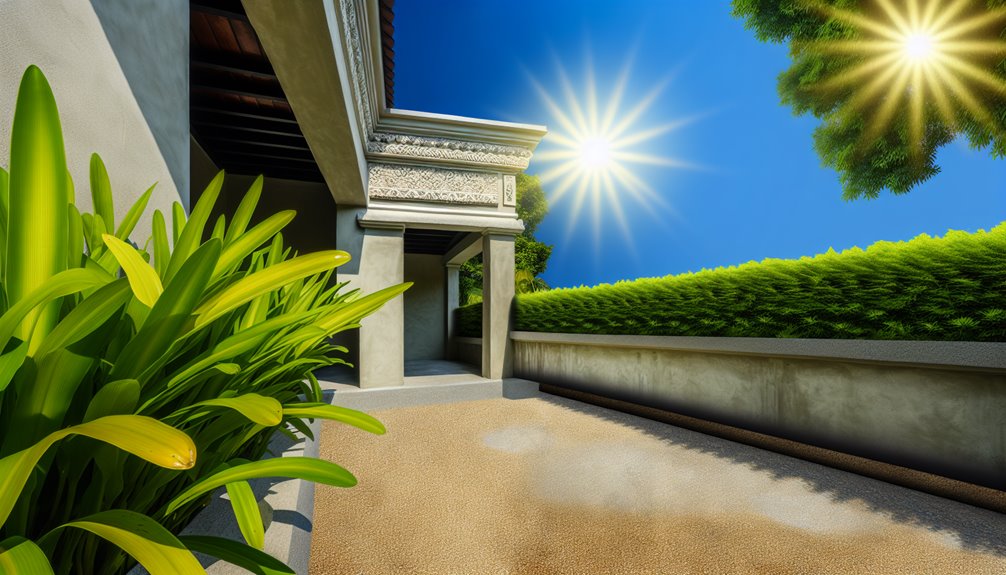 exterior barrier construction guidelines